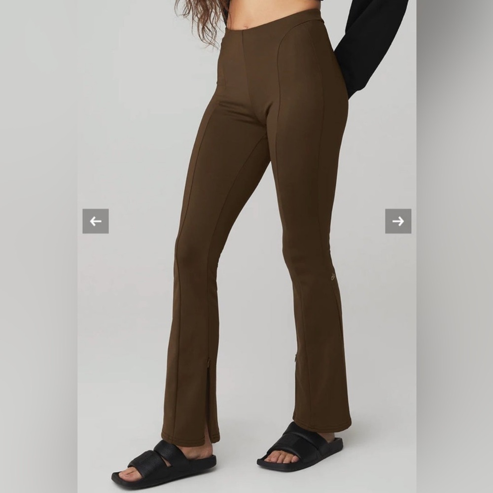 Alo Women's Brown Flared Pants